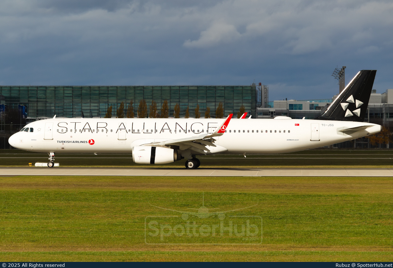 Photo of TC-JSG - Airbus A321-231 operated by Turkish Airlines