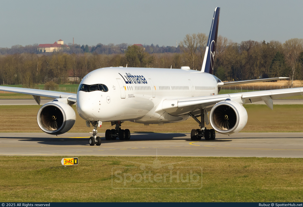 Photo of D-AIXV - Airbus A350-941 operated by Lufthansa