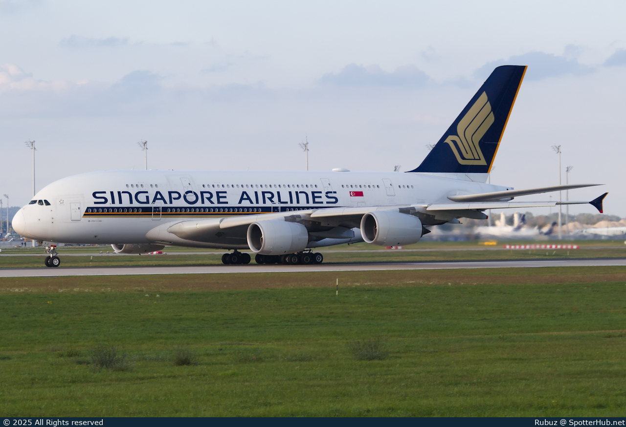 Photo of 9V-SKU - Airbus A380-841 operated by Singapore Airlines
