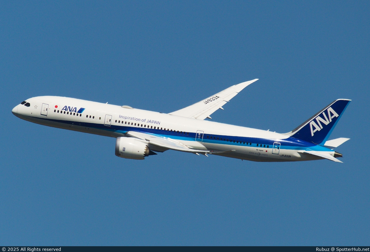 Photo of JA933A - Boeing 787-9 Dreamliner operated by ANA All Nippon Airways (opb Air Japan)