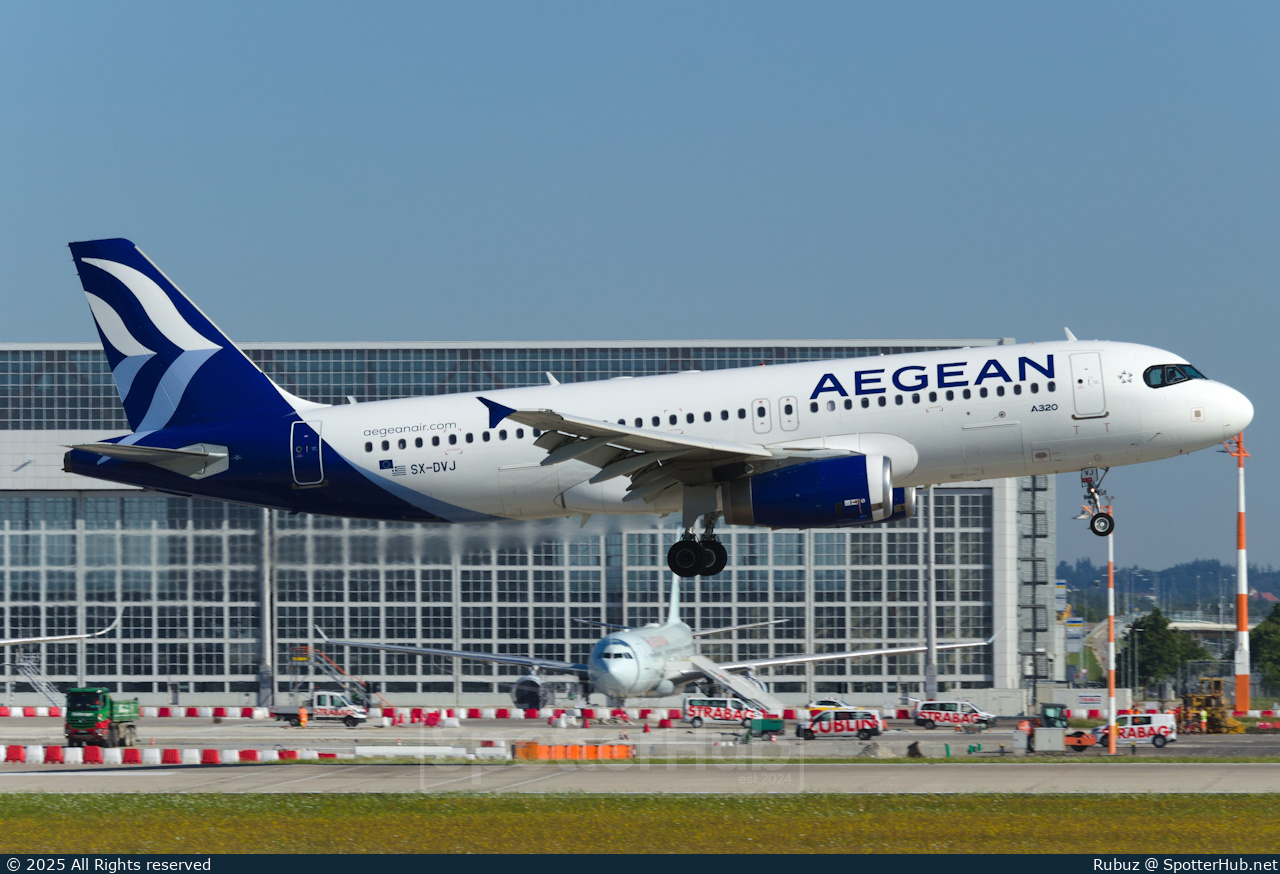 Photo of SX-DVJ - Airbus A320-232 operated by Aegean Airlines