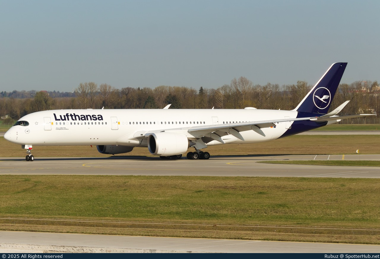 Photo of D-AIXV - Airbus A350-941 operated by Lufthansa