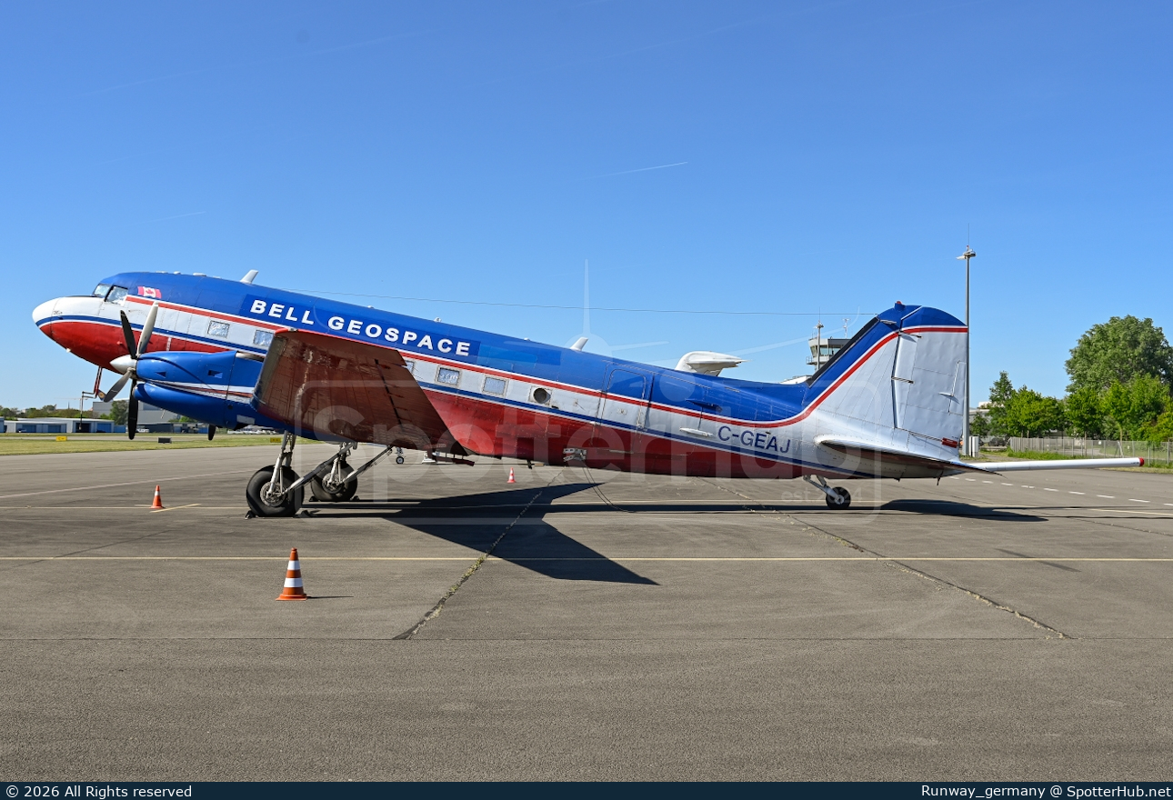Photo of C-GEAJ - Basler BT-67 [Douglas DC-3] operated by Bell Geospace