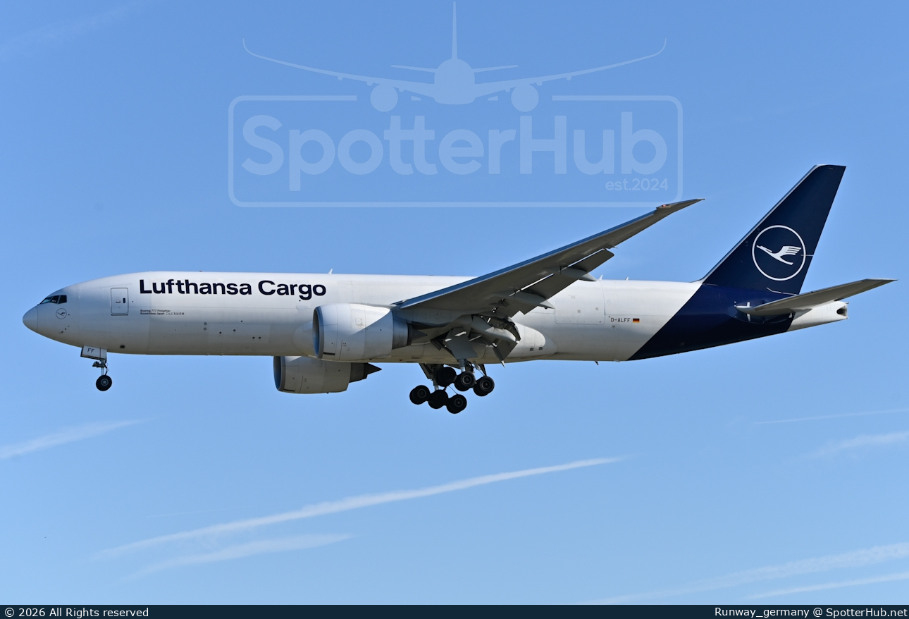 Photo of D-ALFF - Boeing 777-FBT operated by Lufthansa Cargo