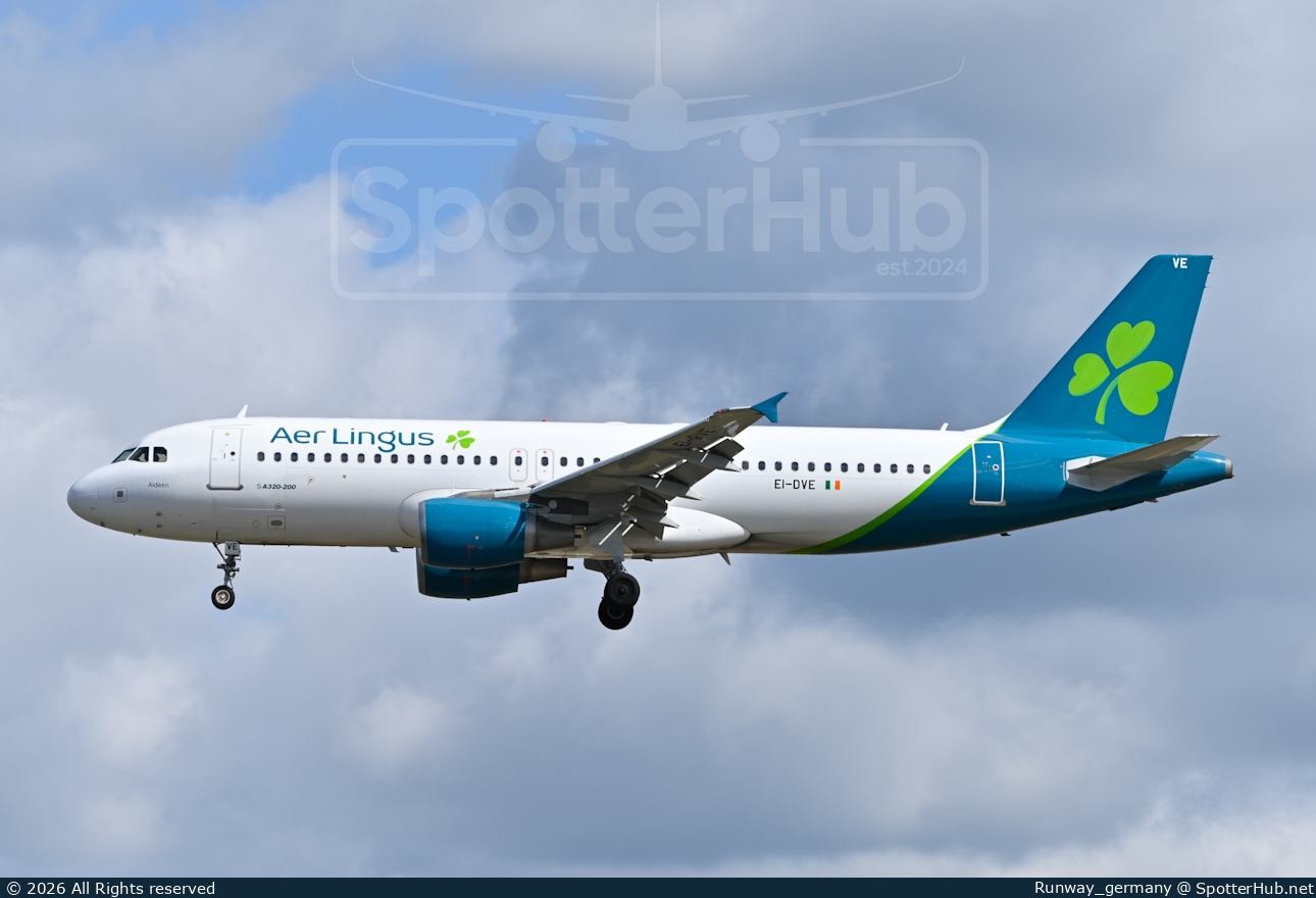 Photo of EI-DVE - Airbus A320-214 operated by Aer Lingus