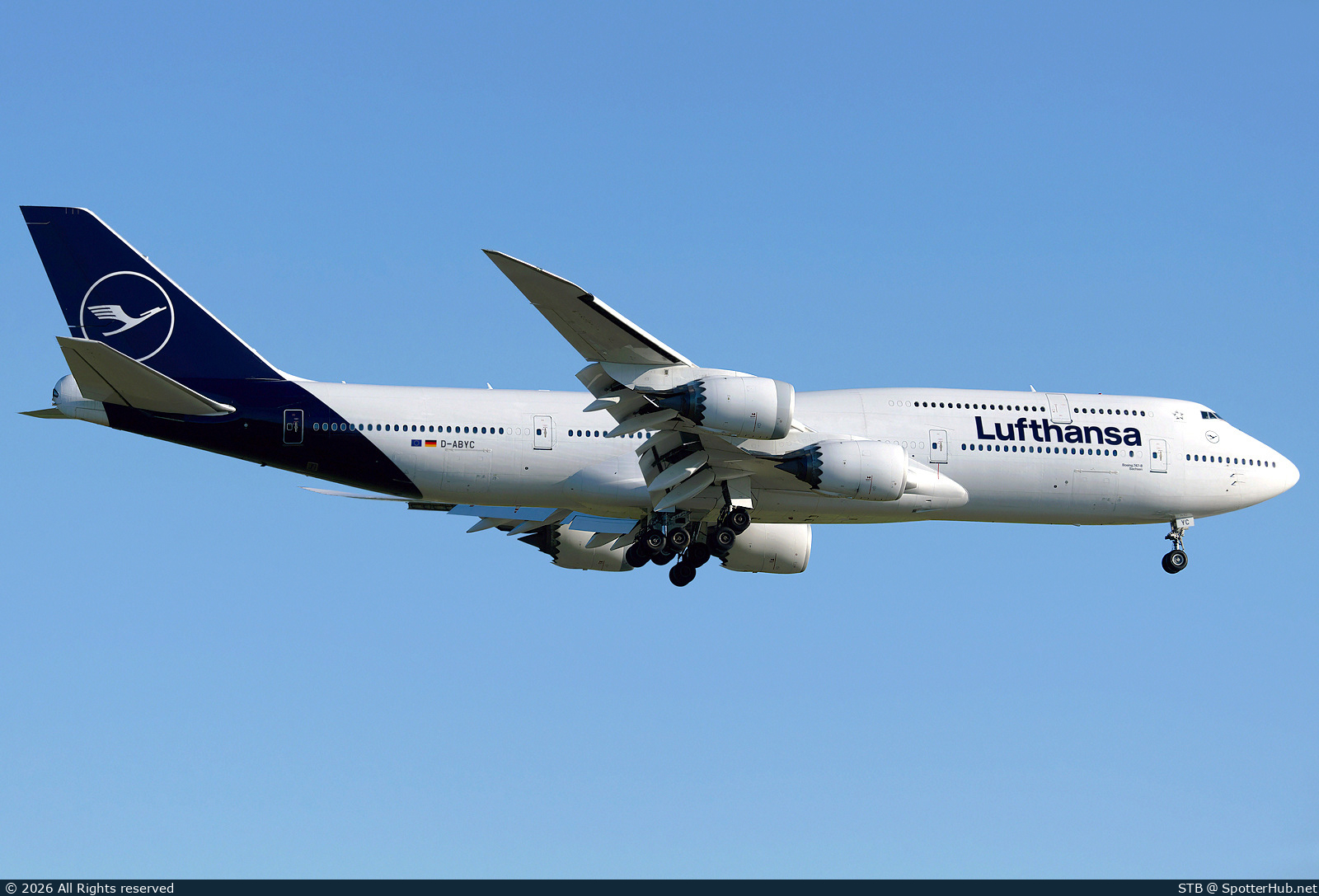 Photo of D-ABYC - Boeing 747-830 operated by Lufthansa