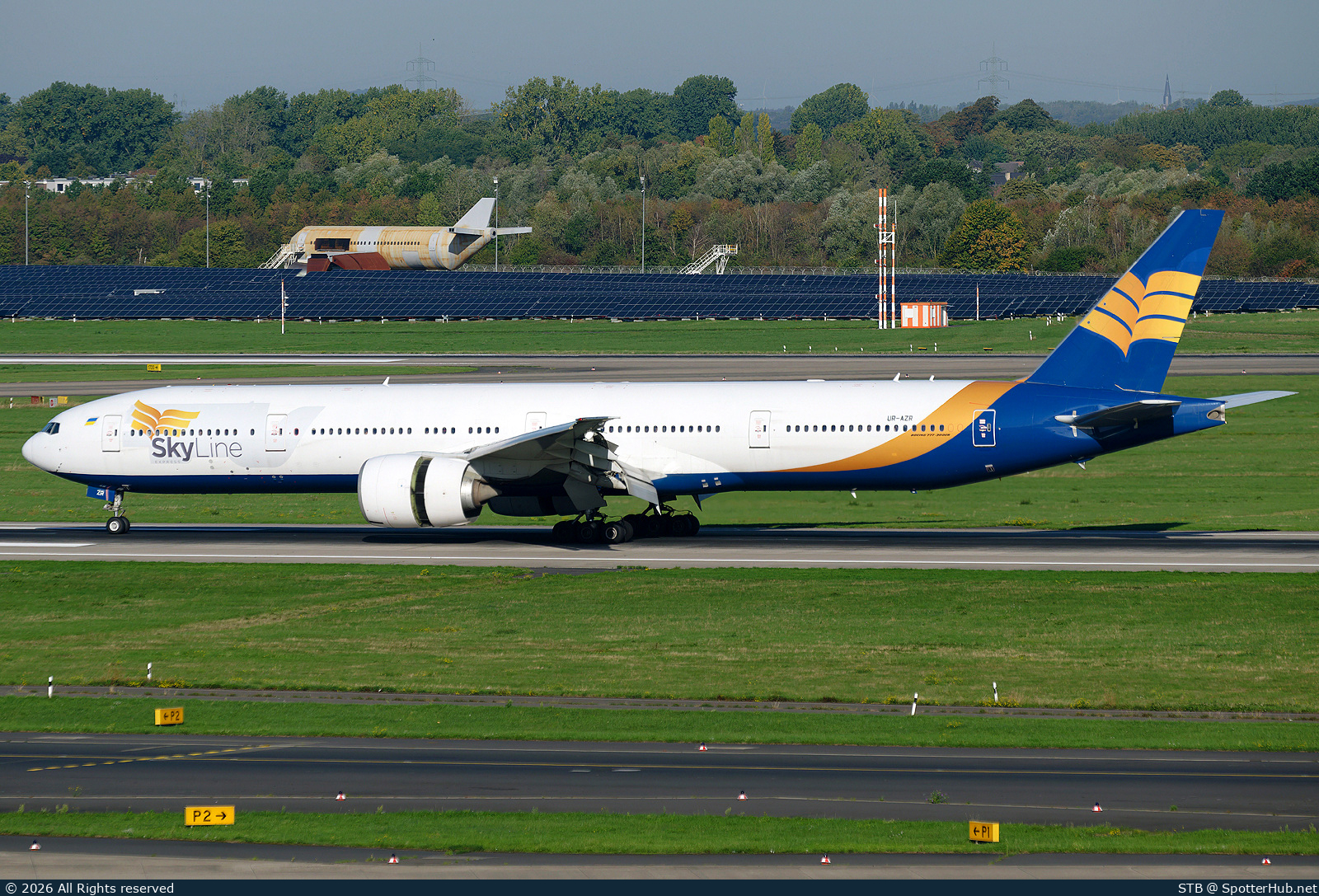 Photo of UR-AZR - Boeing 777-31H(ER) operated by Skyline Express Airlines