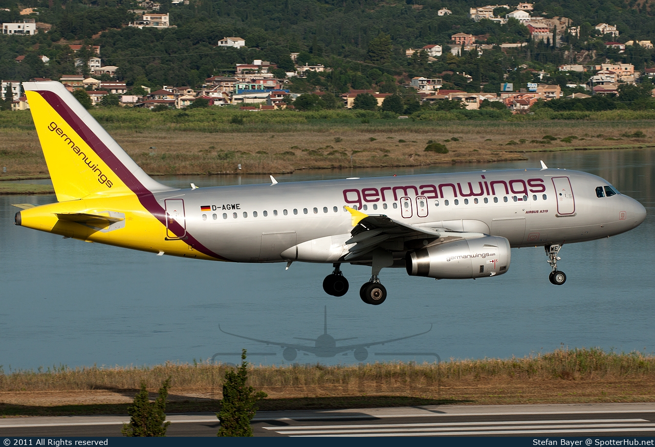 Photo of D-AGWE - Airbus A319-132 operated by Germanwings