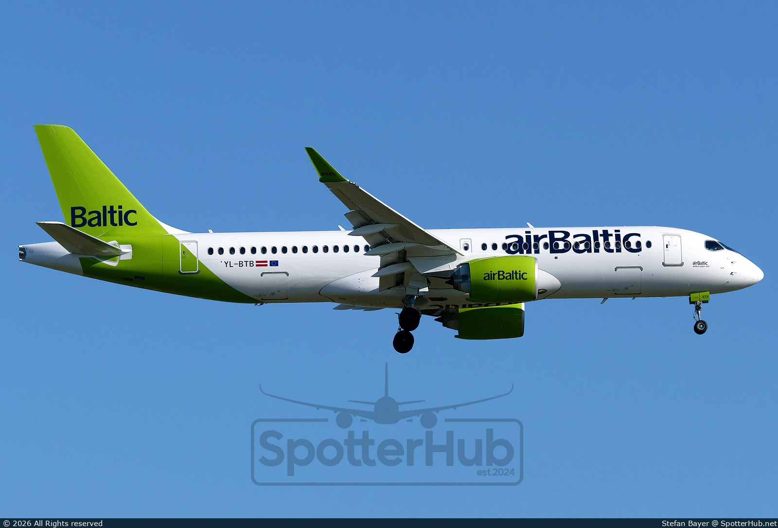 Photo of YL-BTB - Airbus A220-300 operated by airBaltic