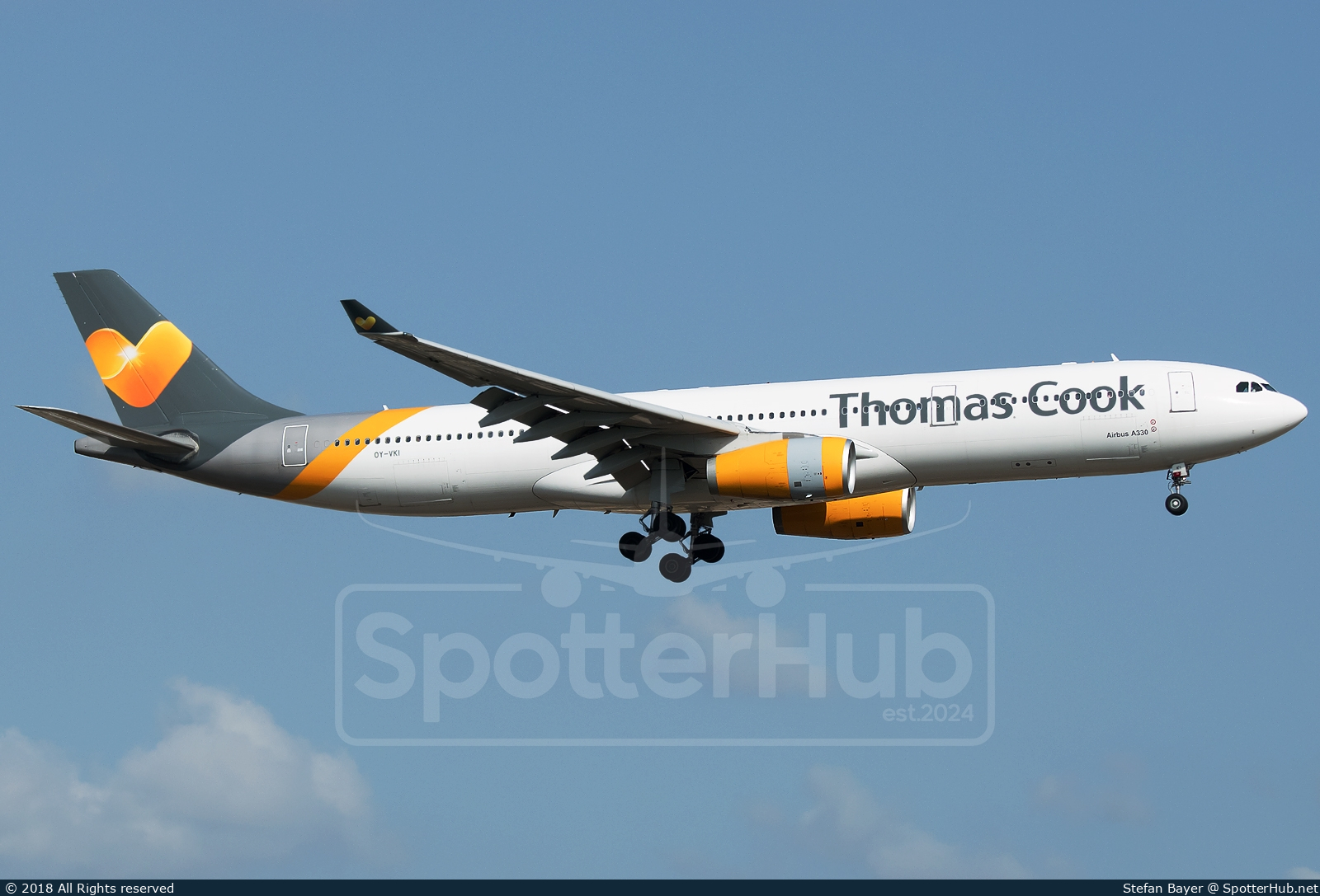 Photo of OY-VKI - Airbus A330-343 operated by Thomas Cook Airlines Scandinavia