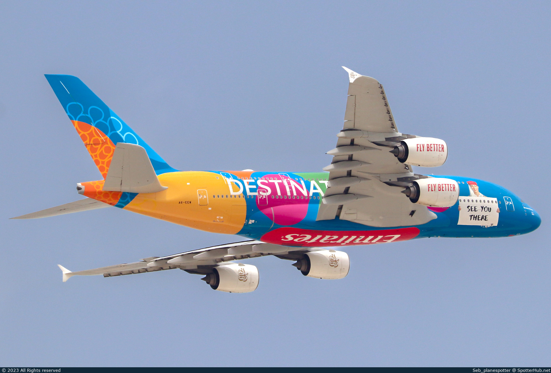 Photo of A6-EEW - Airbus A380-861 operated by Emirates