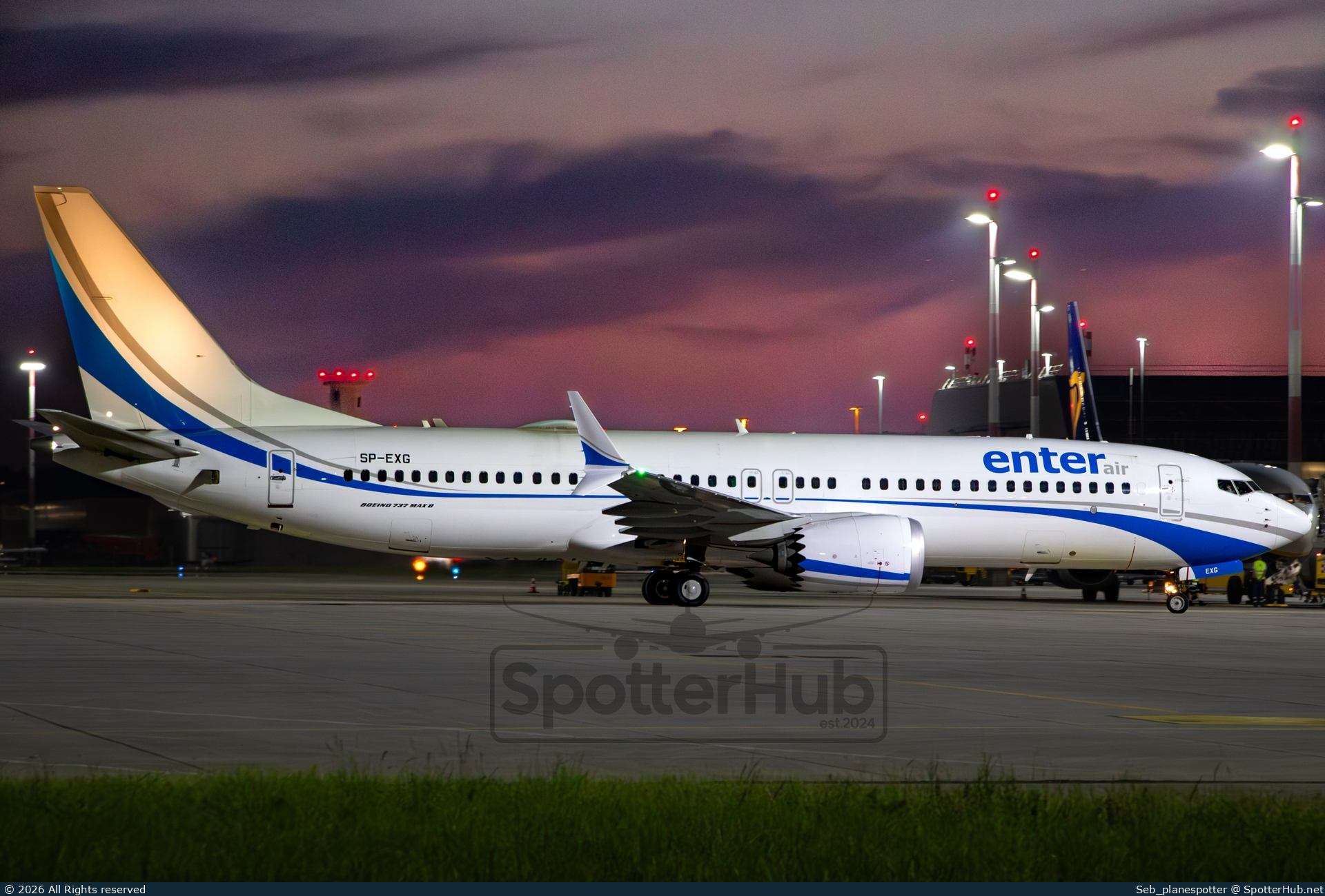 Photo of SP-EXG - Boeing 737 MAX 8 operated by Enter Air