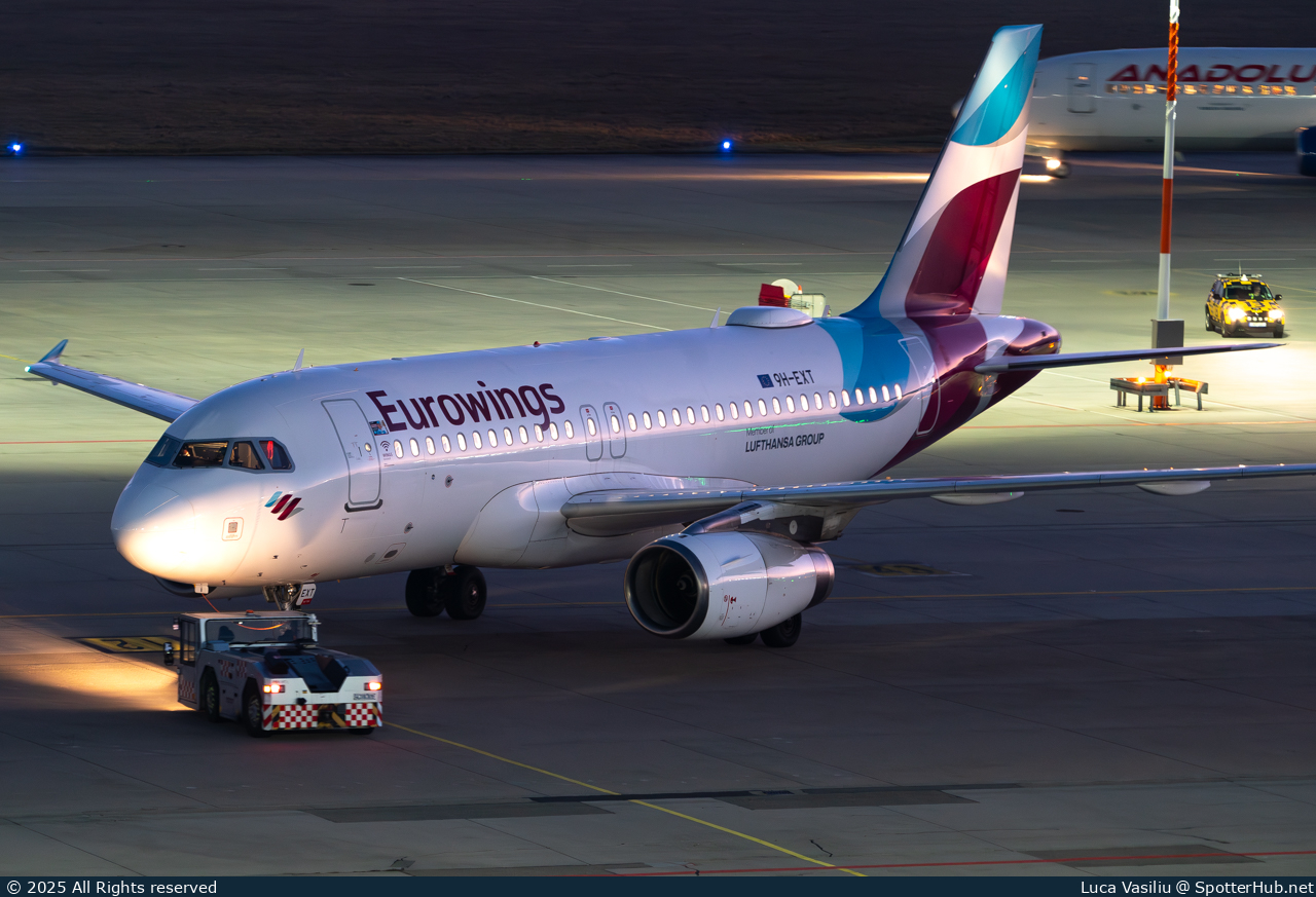 Photo of 9H-EXT - Airbus A319-132 operated by Eurowings Europe Malta