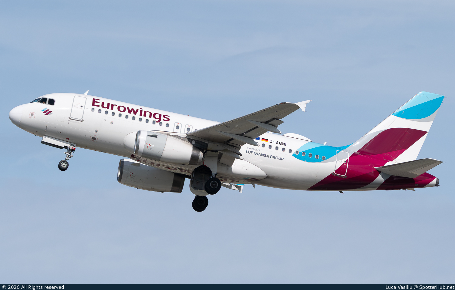 Photo of D-AGWI - Airbus A319-132 operated by Eurowings