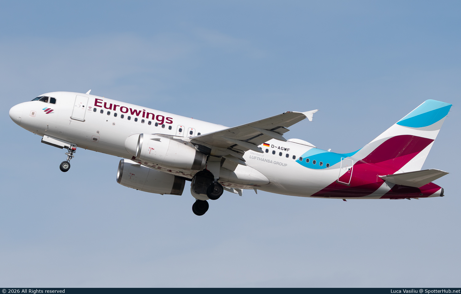 Photo of D-AGWF - Airbus A319-132 operated by Eurowings