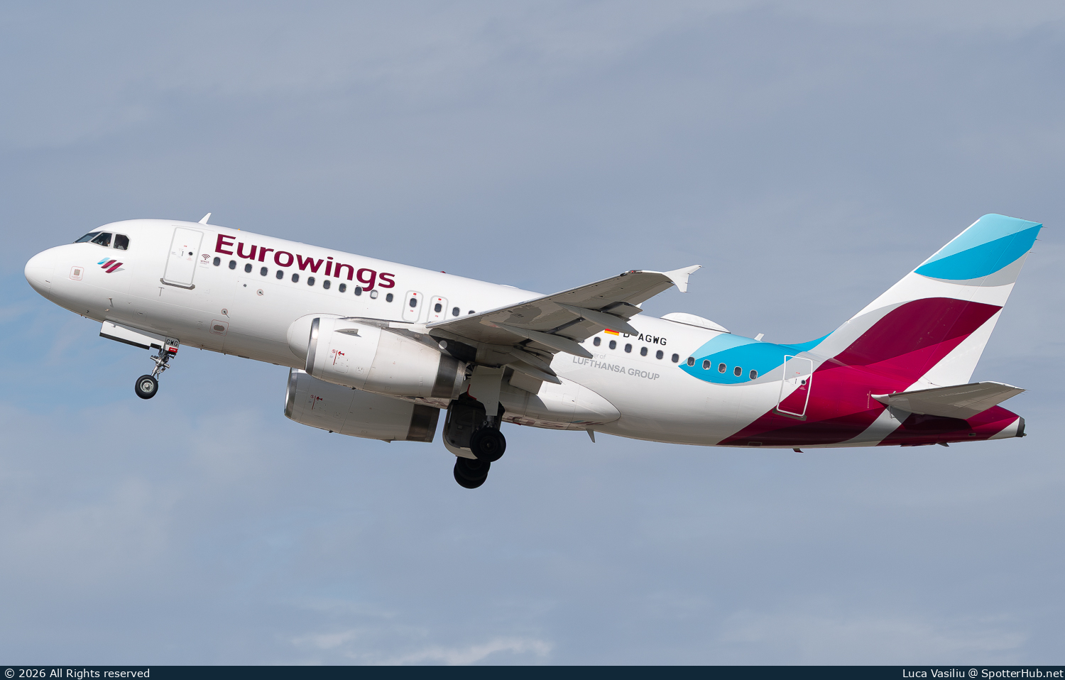 Photo of D-AGWG - Airbus A319-132 operated by Eurowings