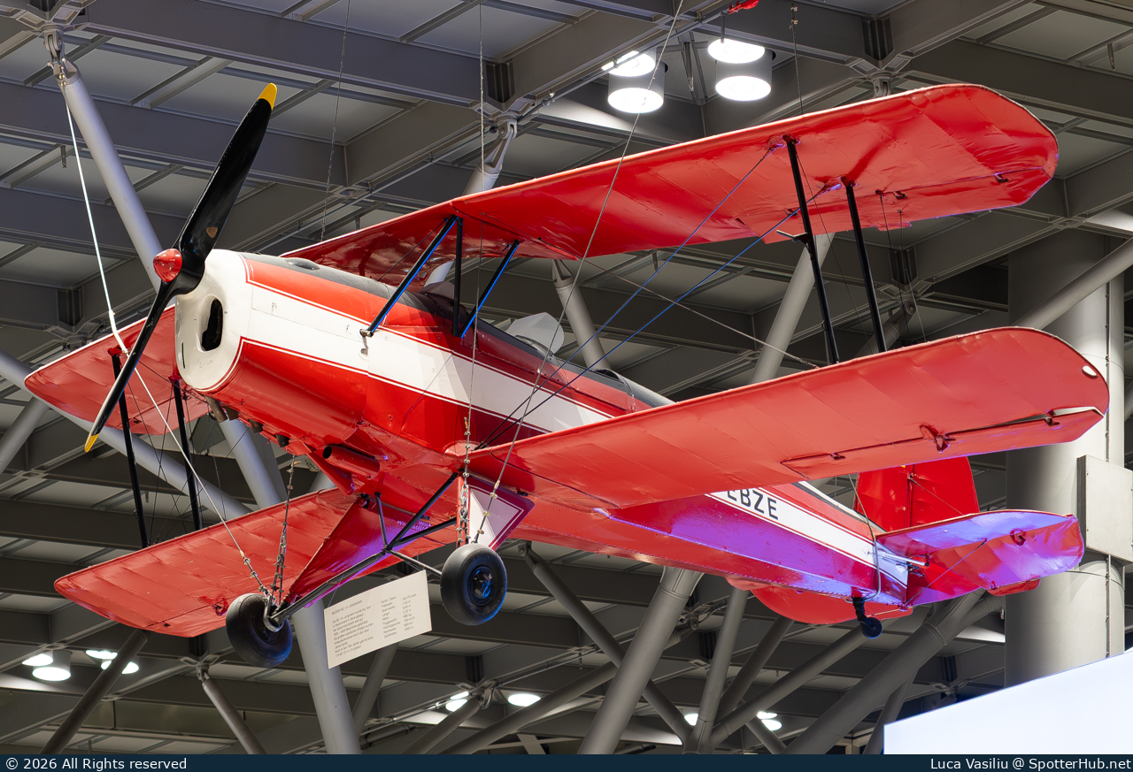 Photo of D-EBZE - CASA 1.131E Jungmann [Bücker Bü 131] operated by Flughafen Stuttgart