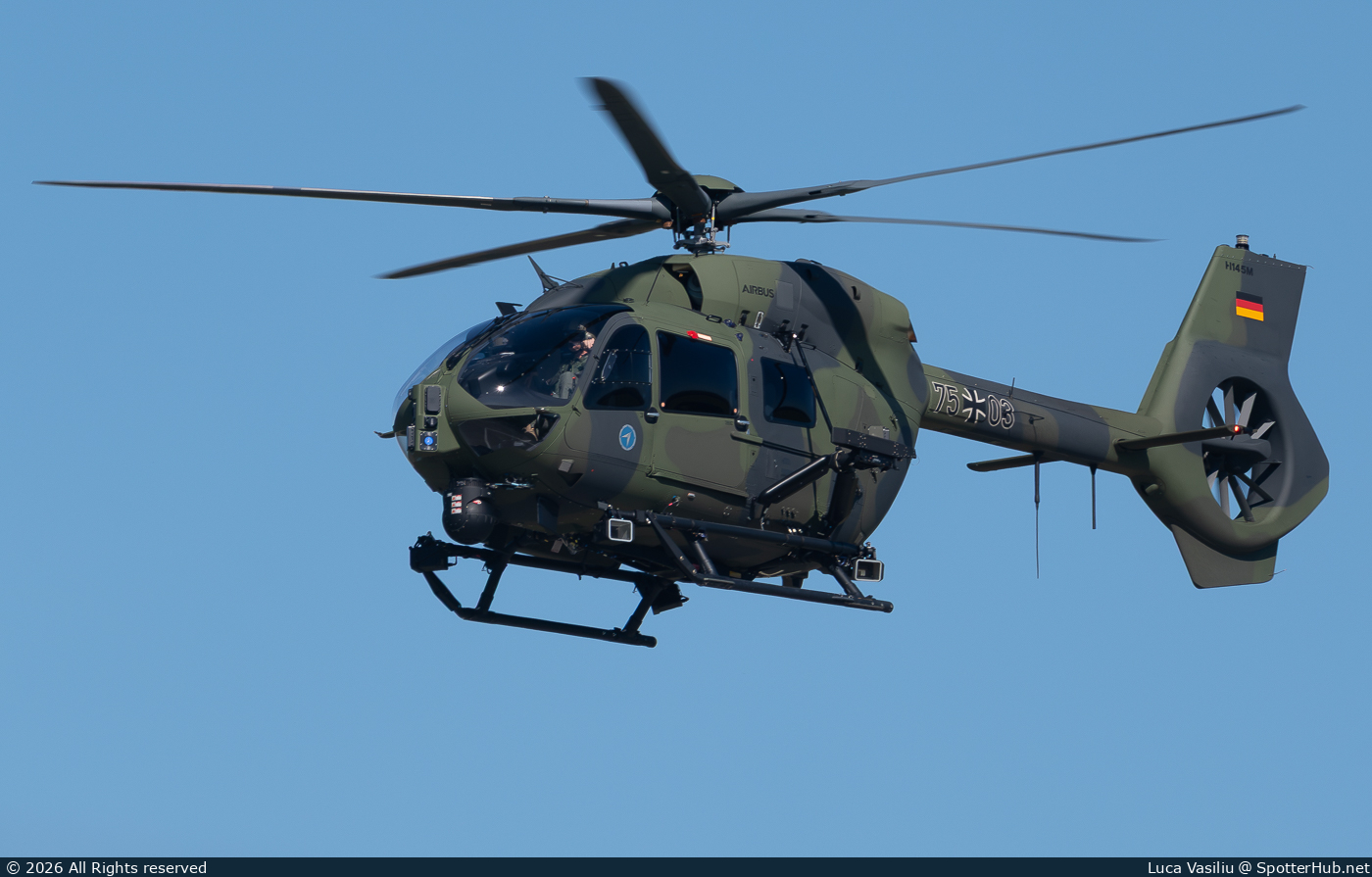 Photo of 75+03 - Airbus Helicopters H145M operated by German Army