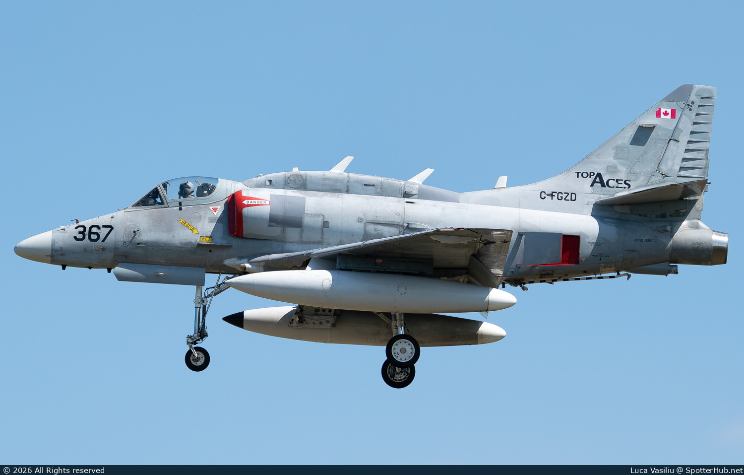 Photo of C-FGZD - Douglas A-4N Skyhawk operated by Top Aces