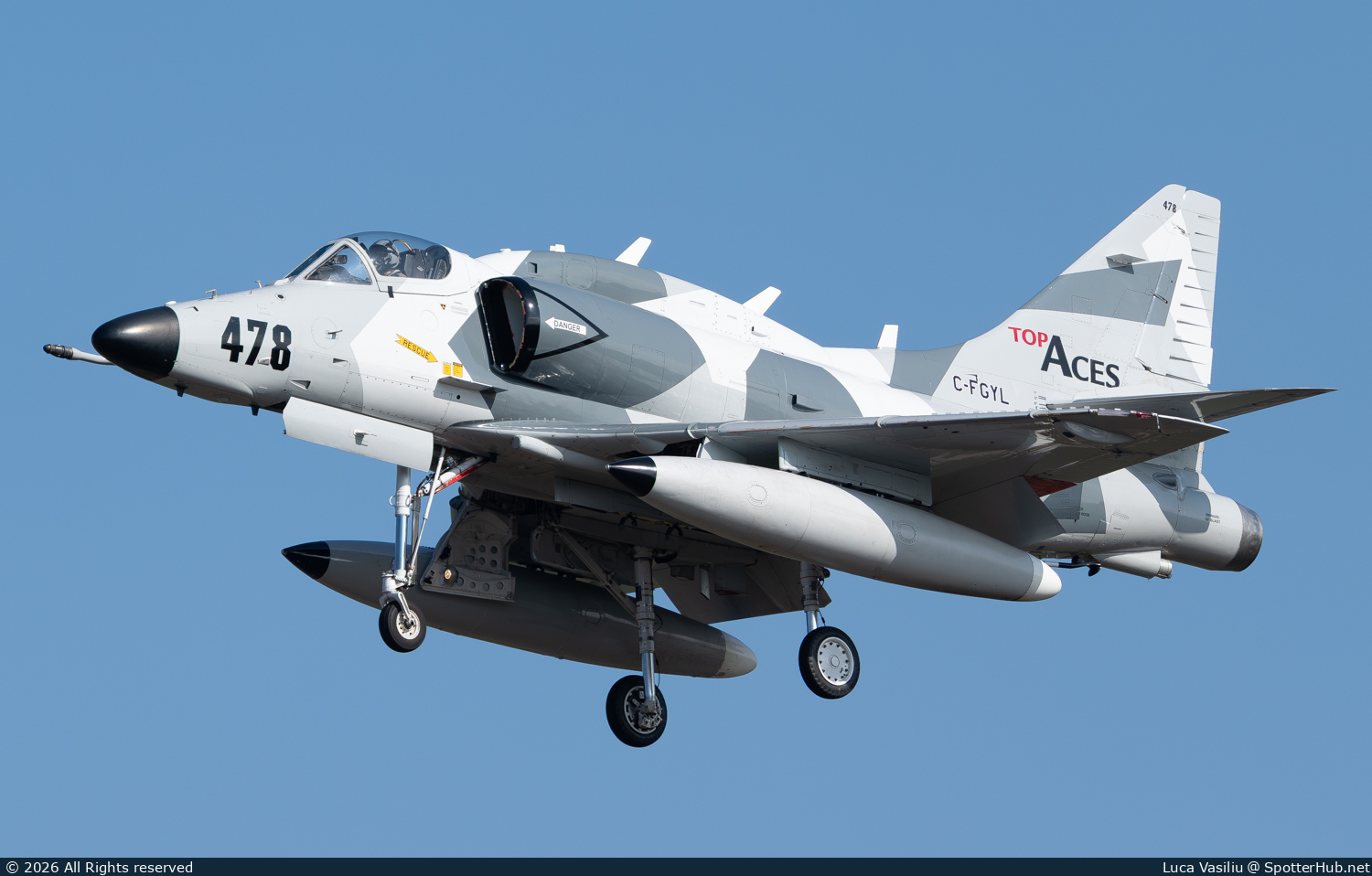 Photo of C-FGYL - Douglas A-4N Skyhawk operated by Top Aces