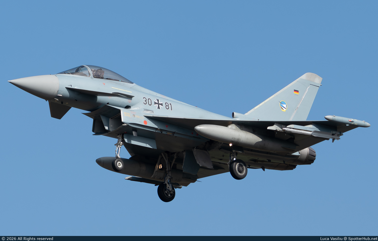 Photo of 30+81 - Eurofighter Typhoon EF-2000 operated by German Air Force