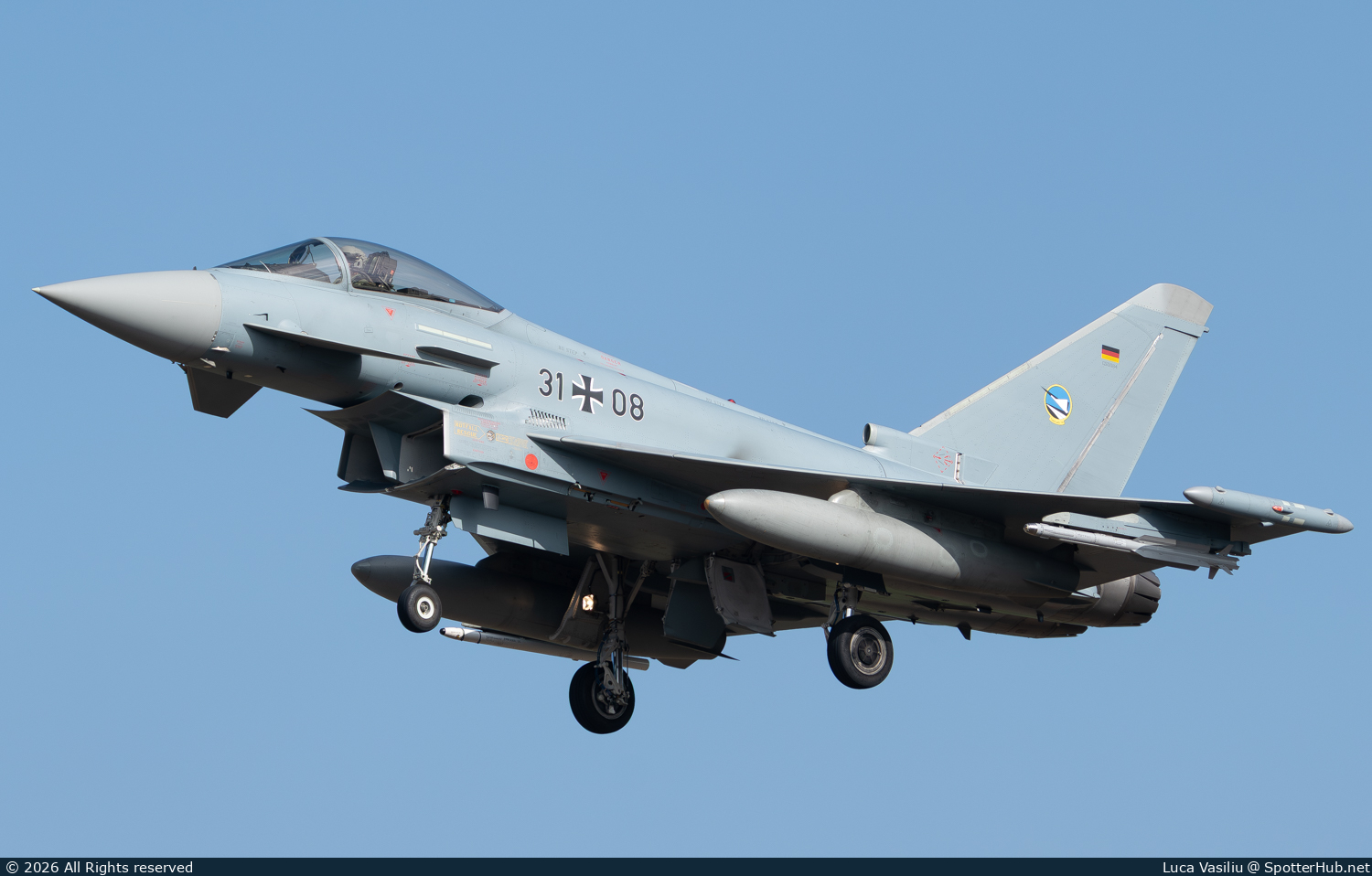 Photo of 31+08 - Eurofighter Typhoon EF-2000 operated by German Air Force
