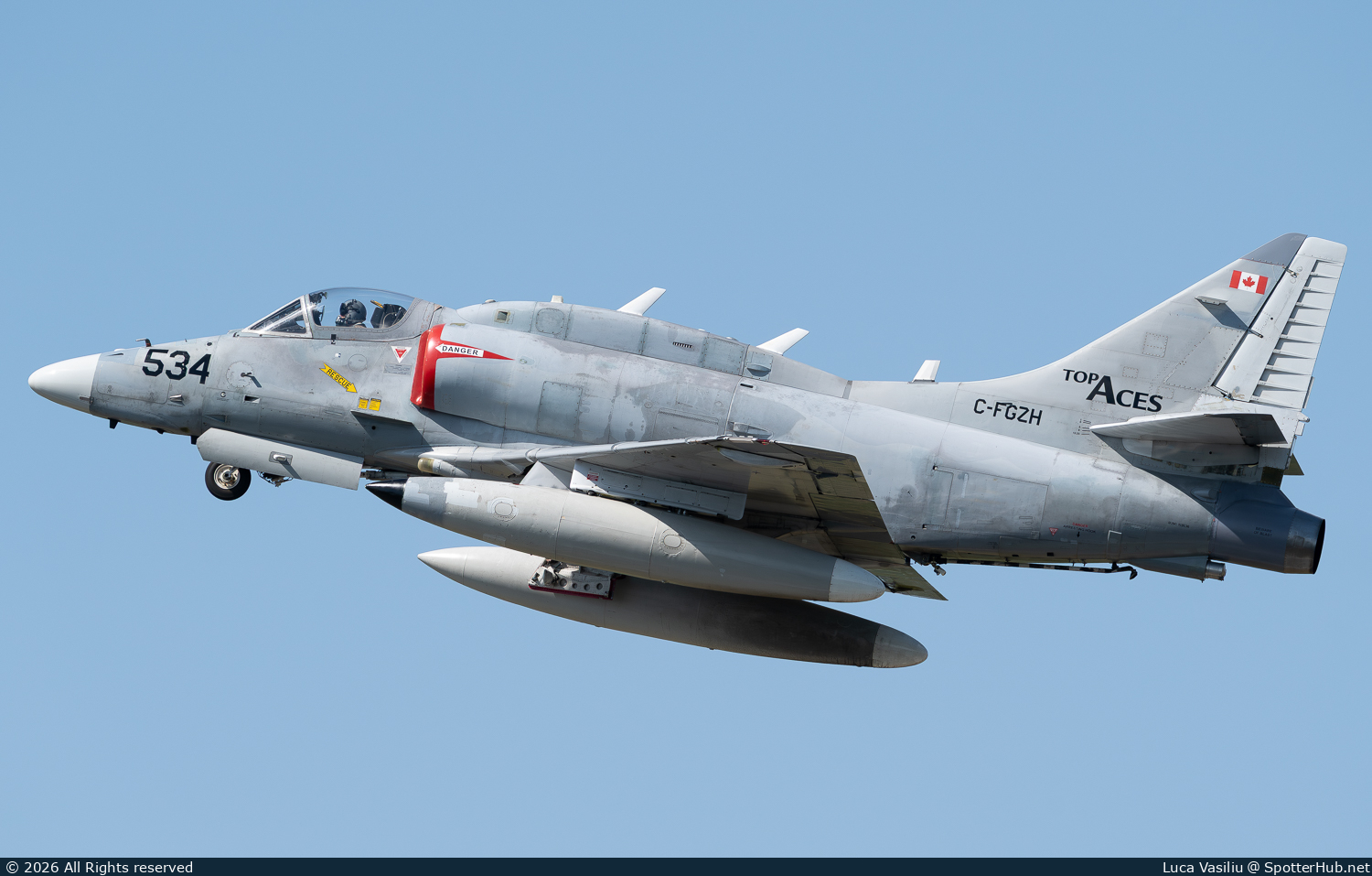 Photo of C-FGZH - Douglas A-4N Skyhawk operated by Top Aces