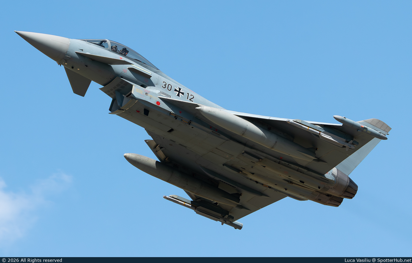 Photo of 30+12 - Eurofighter Typhoon EF-2000 operated by German Air Force