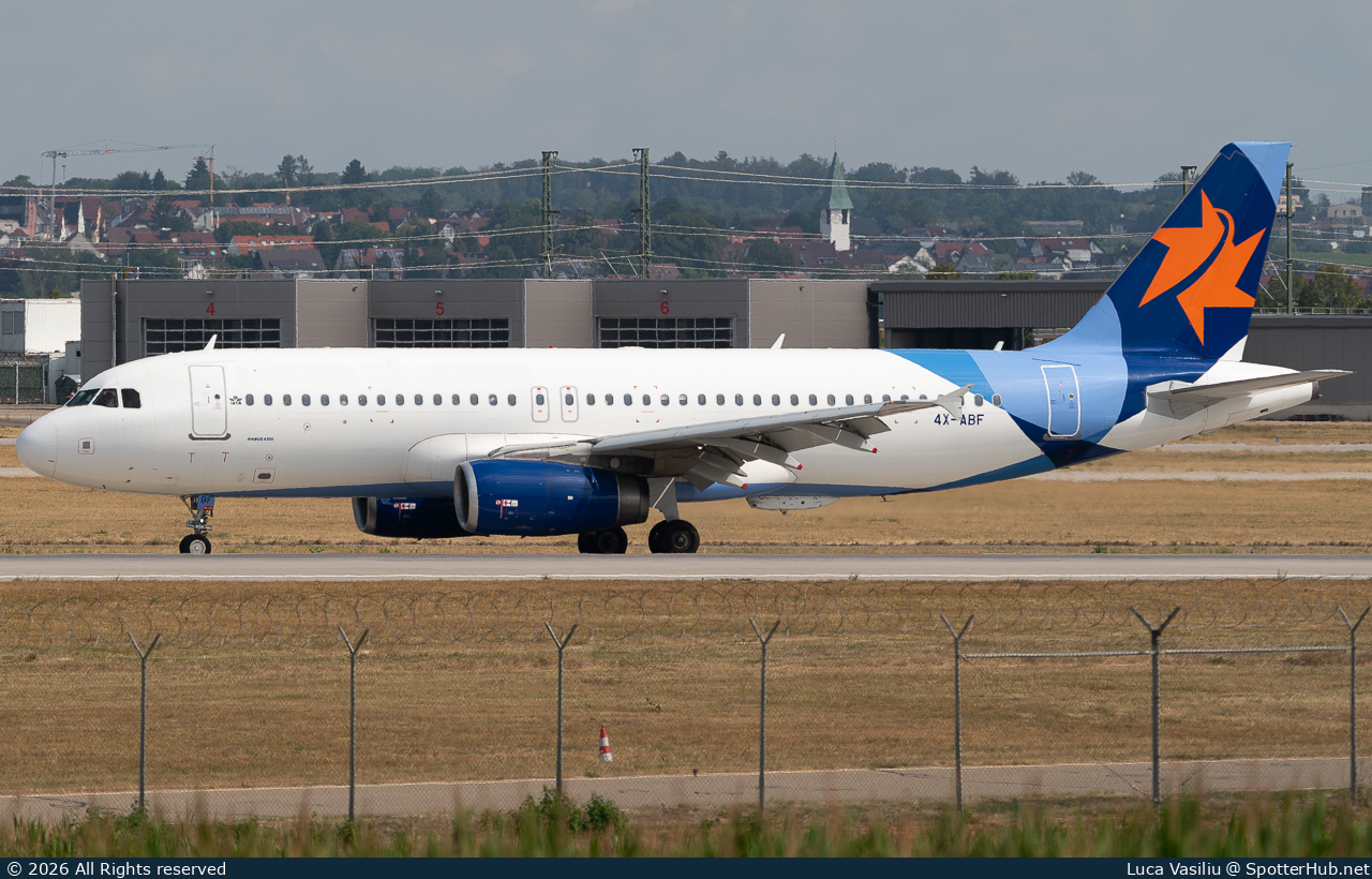 Photo of 4X-ABF - Airbus A320-232 operated by Israir