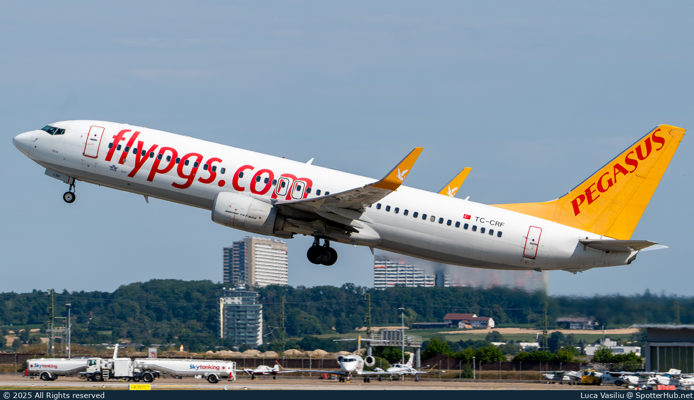 Photo of TC-CRF - Boeing 737-82R operated by Pegasus Airlines