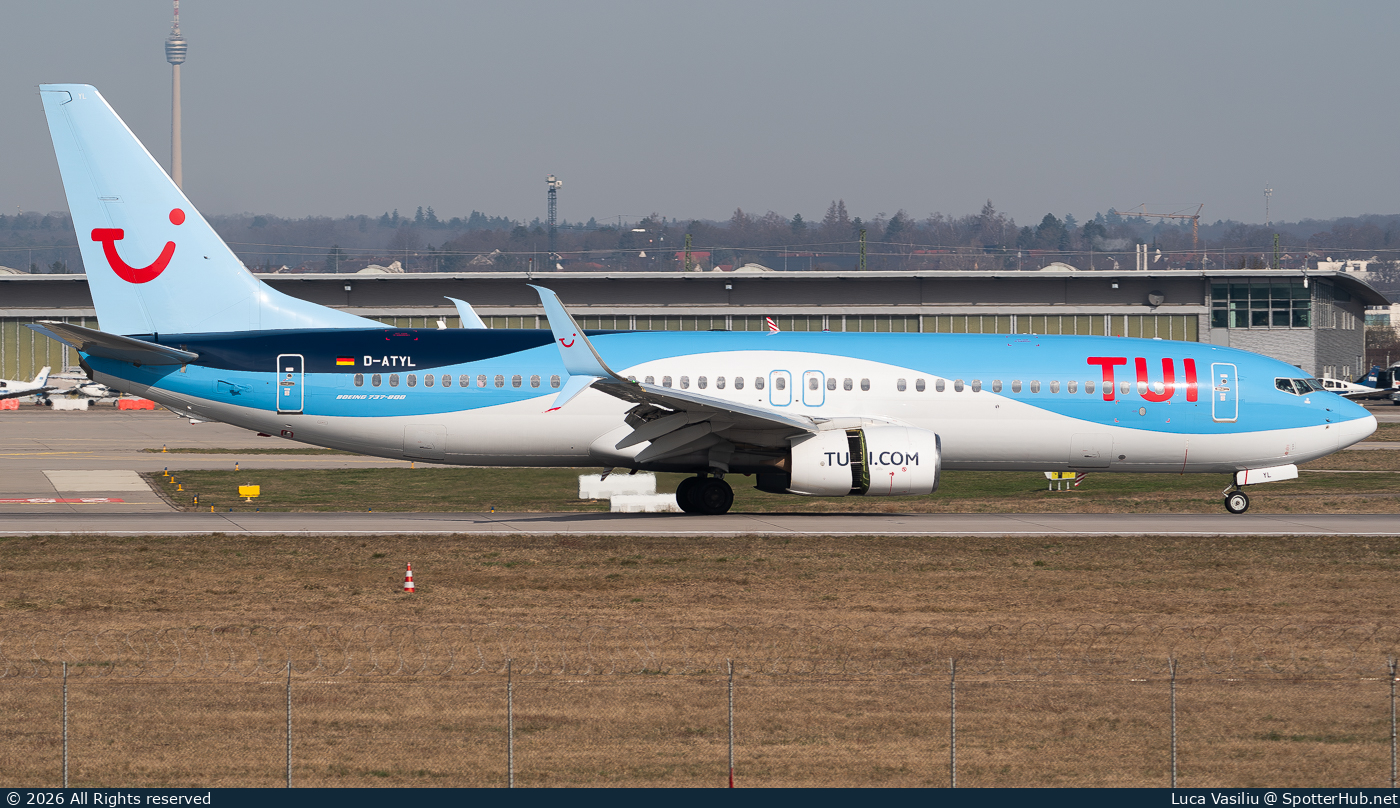 Photo of D-ATYL - Boeing 737-8K5 operated by TUIfly