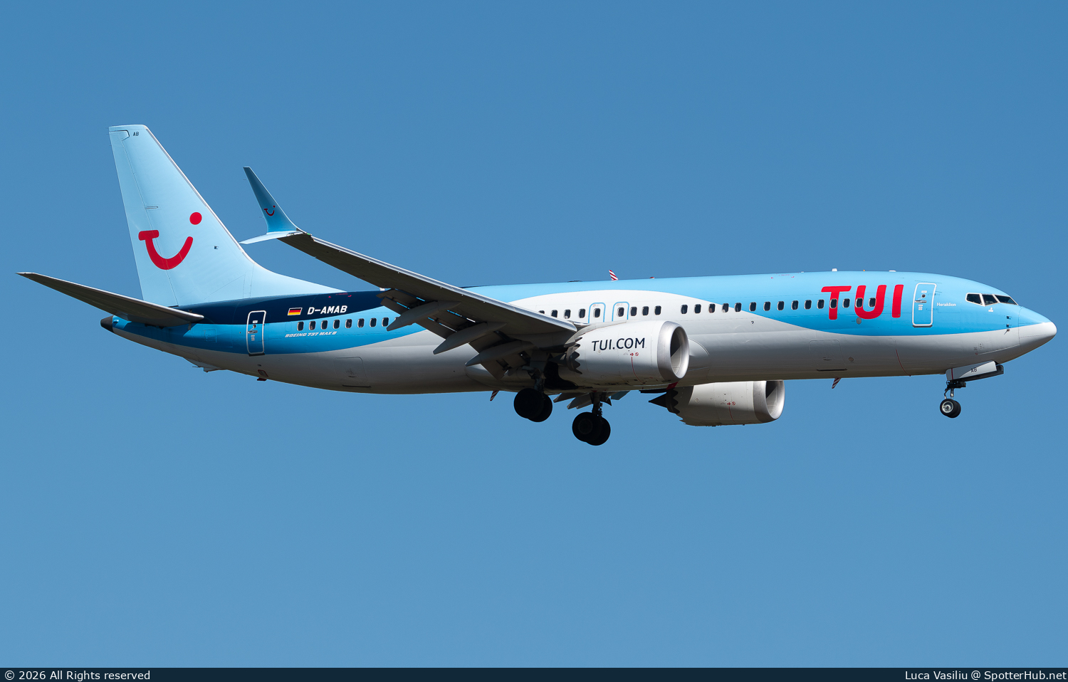 Photo of D-AMAB - Boeing 737 MAX 8 operated by TUIfly