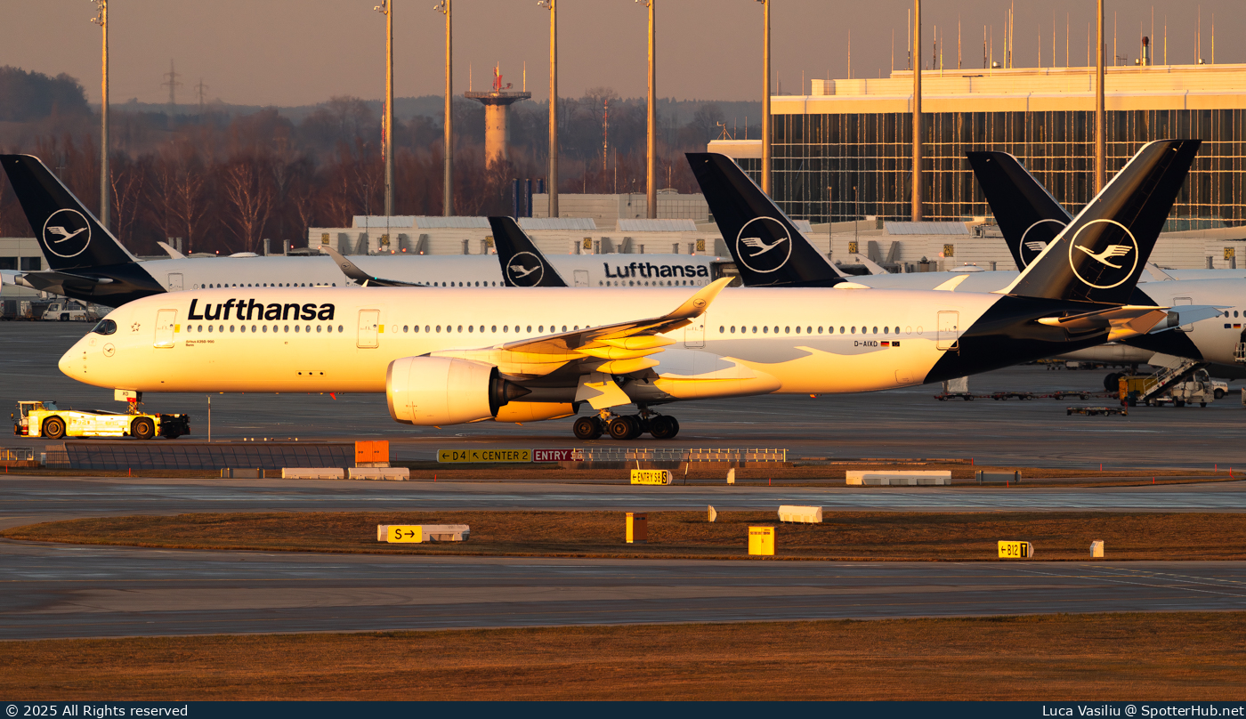Photo of D-AIXD - Airbus A350-941 operated by Lufthansa