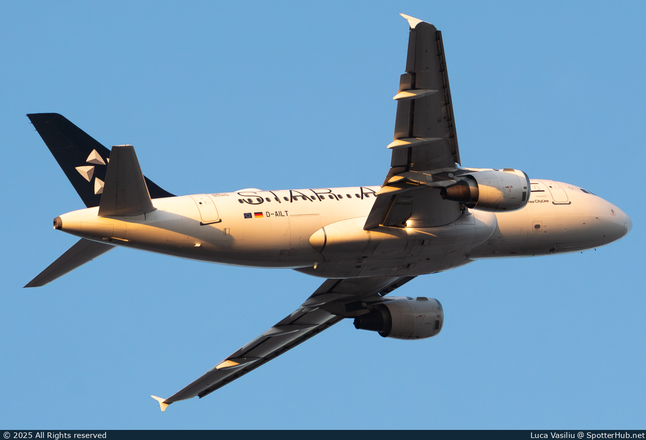 Photo of D-AILT - Airbus A319-114 operated by Lufthansa CityLine