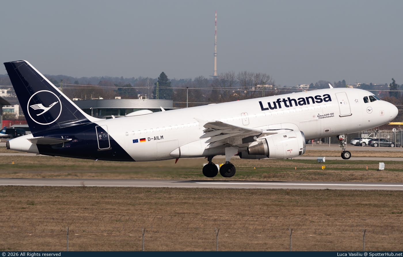 Photo of D-AILM - Airbus A319-114 operated by Lufthansa