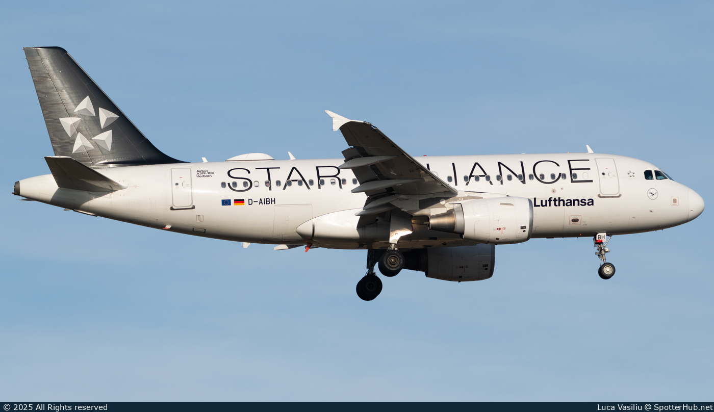 Photo of D-AIBH - Airbus A319-112 operated by Lufthansa