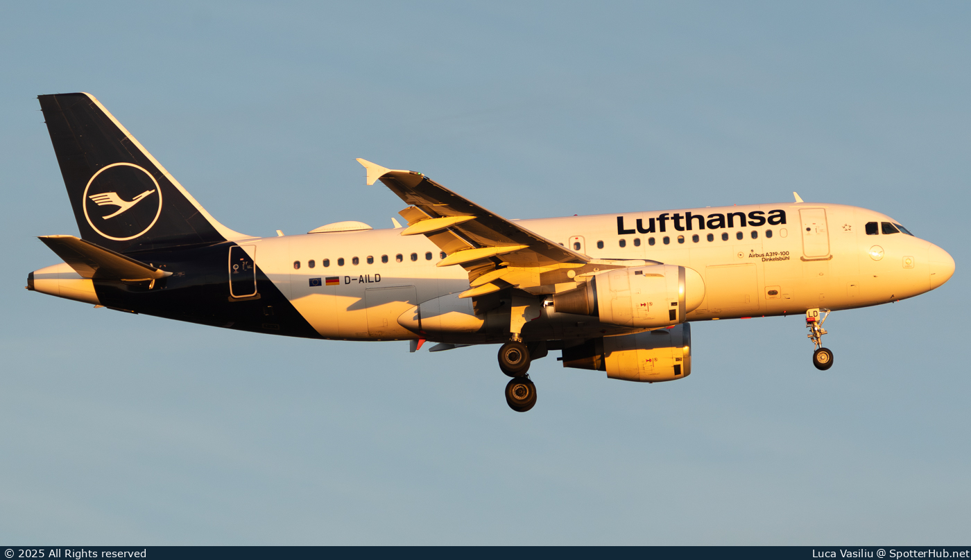 Photo of D-AILD - Airbus A319-114 operated by Lufthansa
