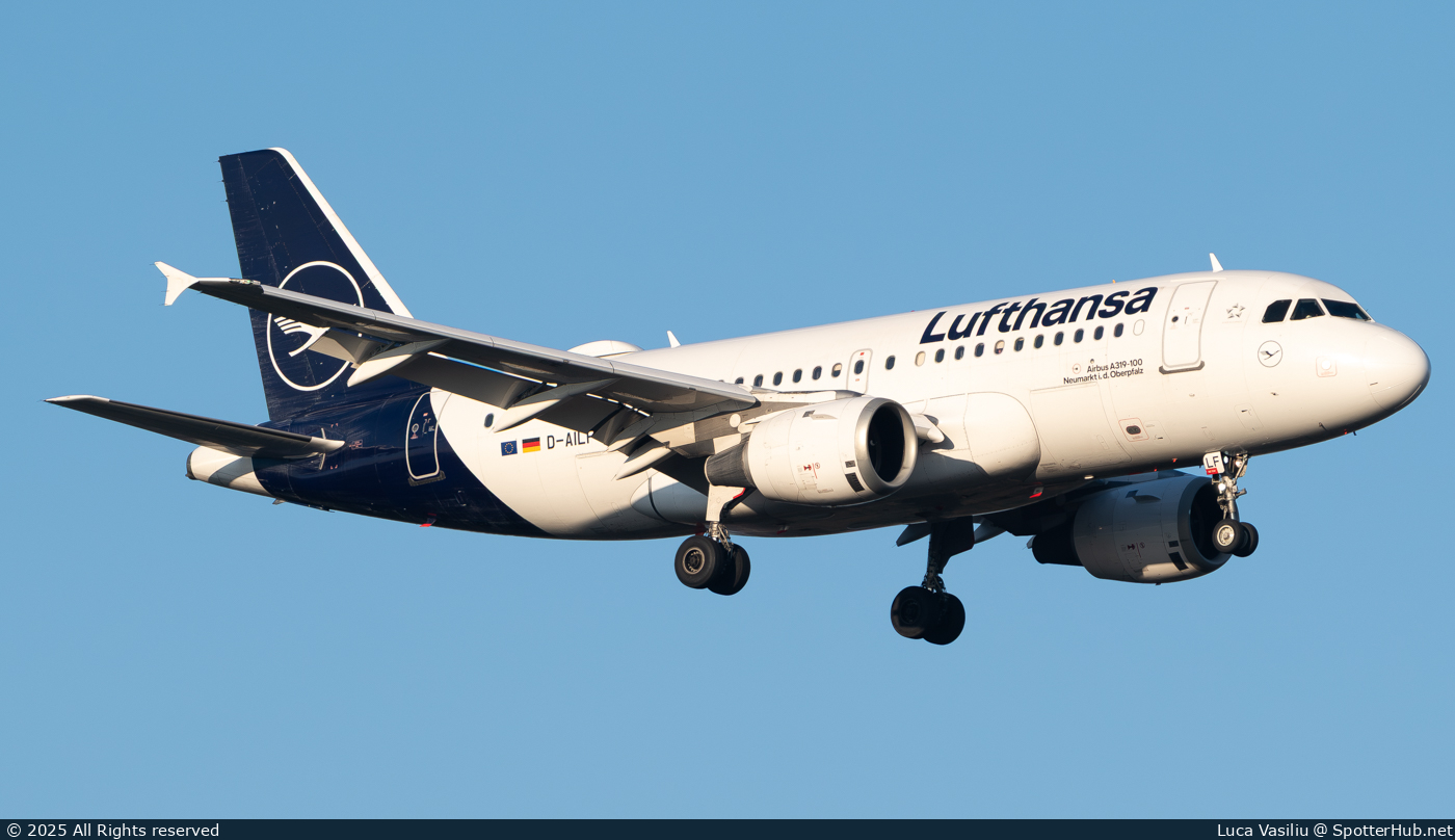 Photo of D-AILF - Airbus A319-114 operated by Lufthansa