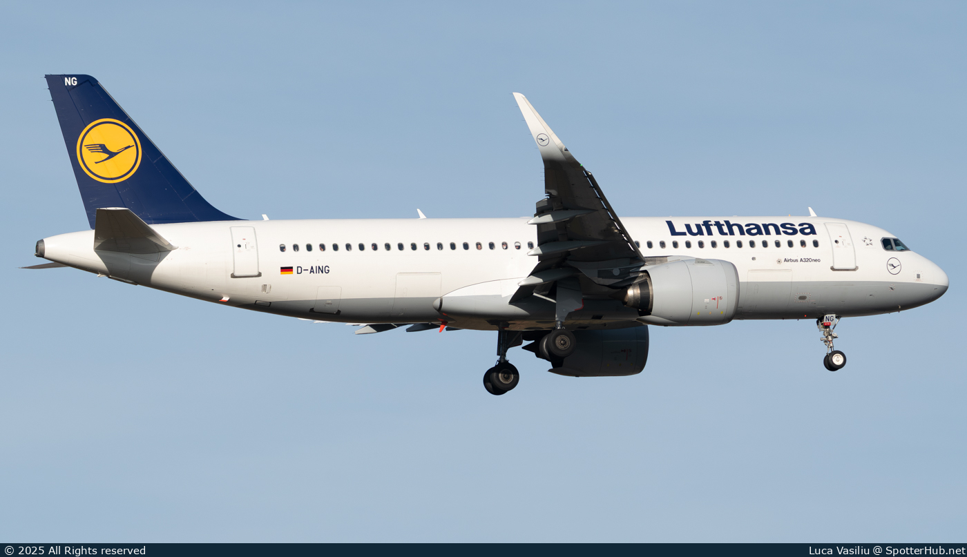 Photo of D-AING - Airbus A320-271N operated by Lufthansa