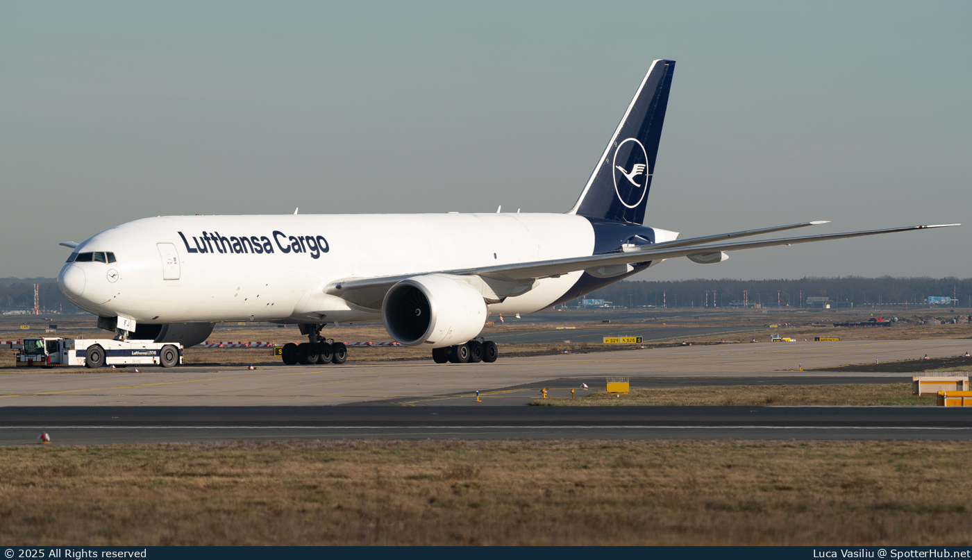 Photo of D-ALFJ - Boeing 777-F1H operated by Lufthansa Cargo
