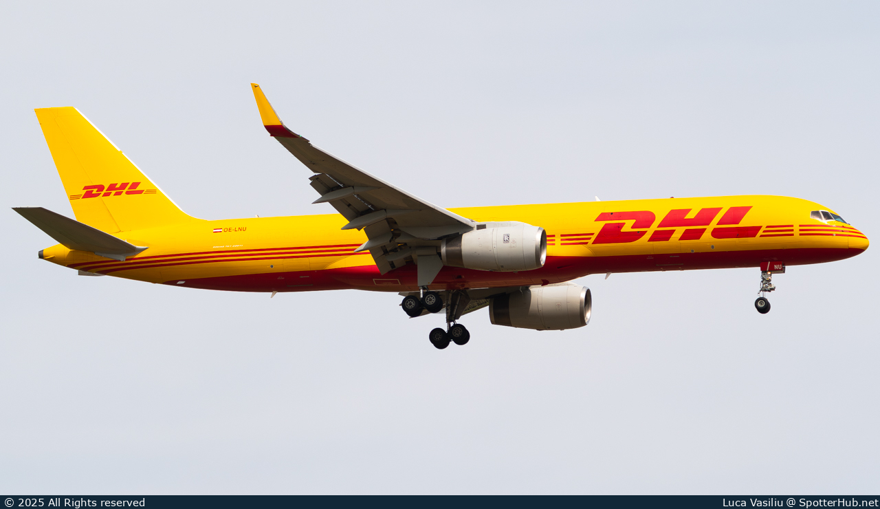 Photo of OE-LNU - Boeing 757-256(PCF) operated by DHL Air Austria