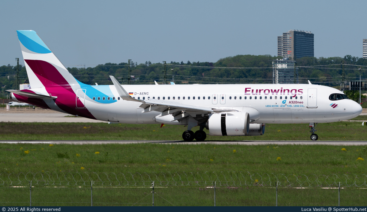 Photo of D-AENG - Airbus A320-251N operated by Eurowings