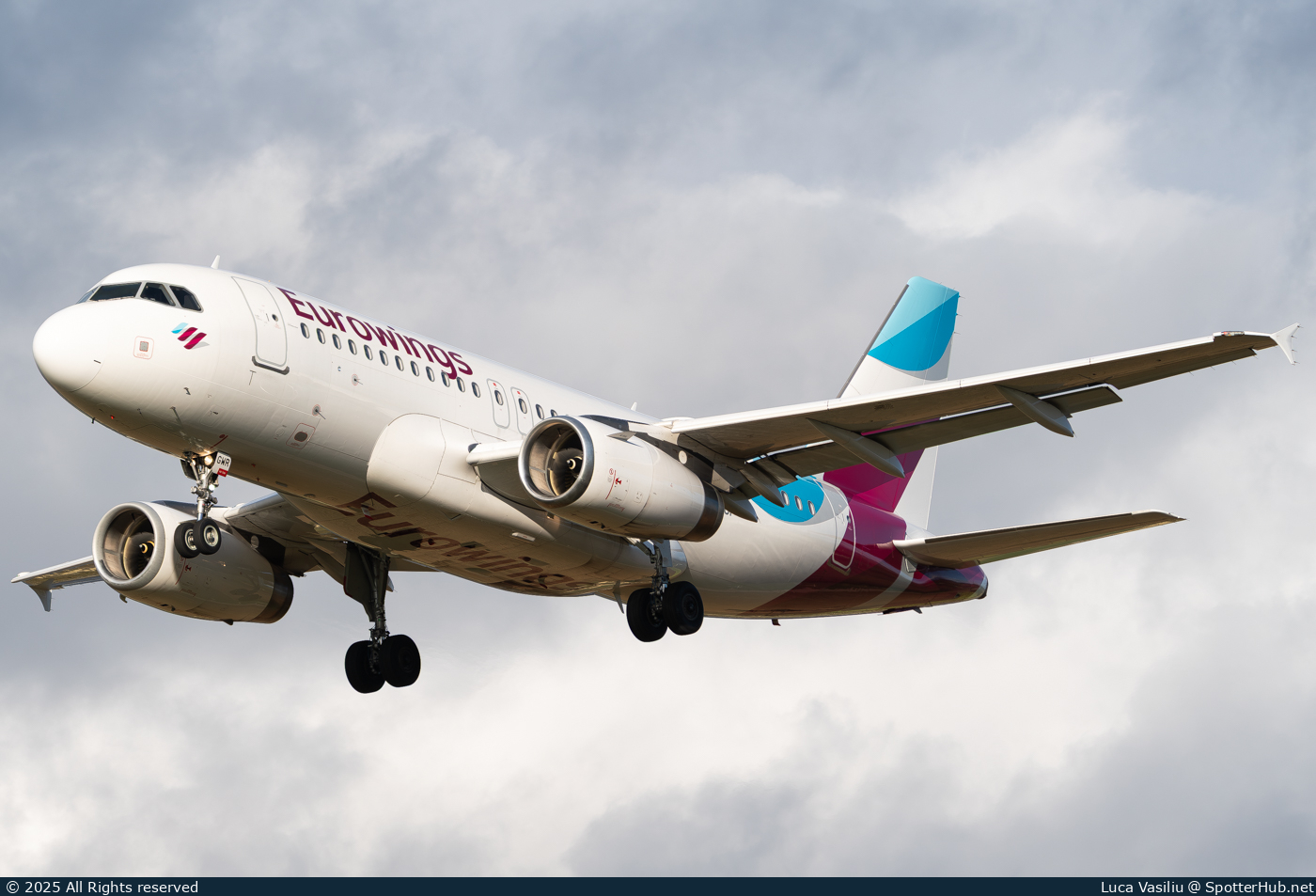 Photo of D-AGWR - Airbus A319-132 operated by Eurowings