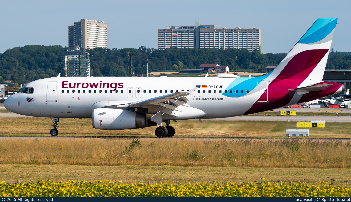 Photo of D-AGWP - Airbus A319-132 operated by Eurowings