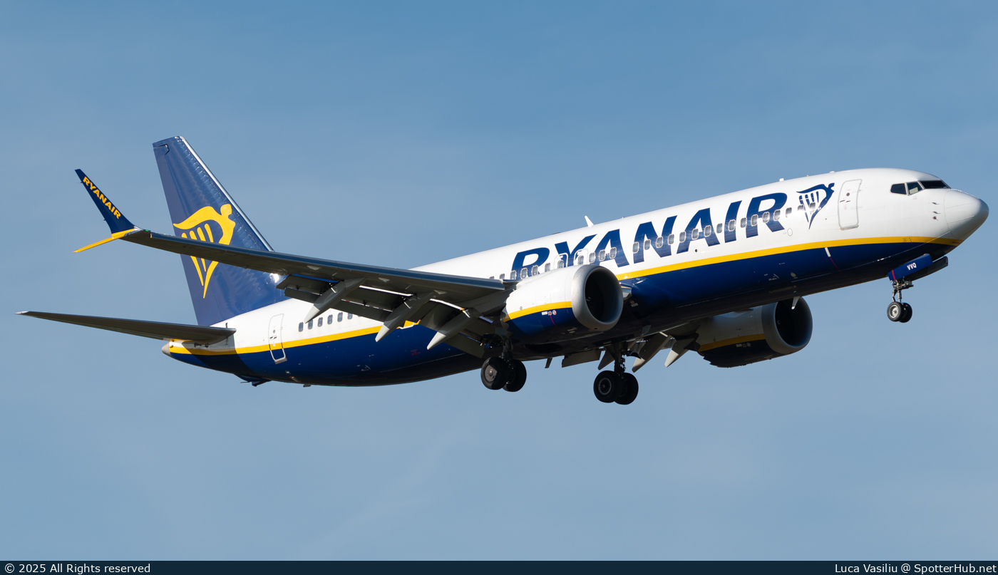 Photo of 9H-VVQ - Boeing 737 MAX 8-200 operated by Ryanair (opb Malta Air)