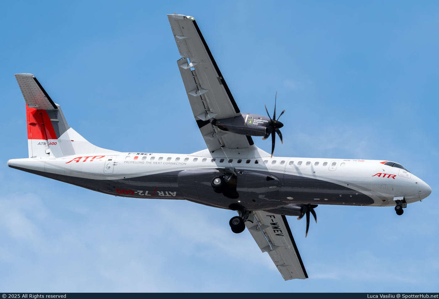 Photo of F-WWEV - ATR 72-600 operated by ATR