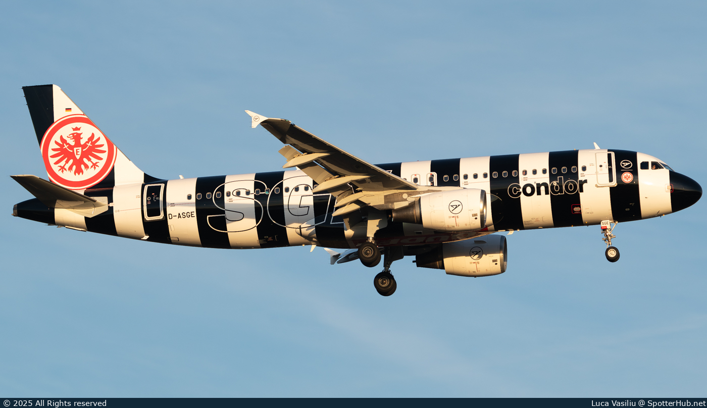 Photo of D-ASGE - Airbus A320-214 operated by Condor