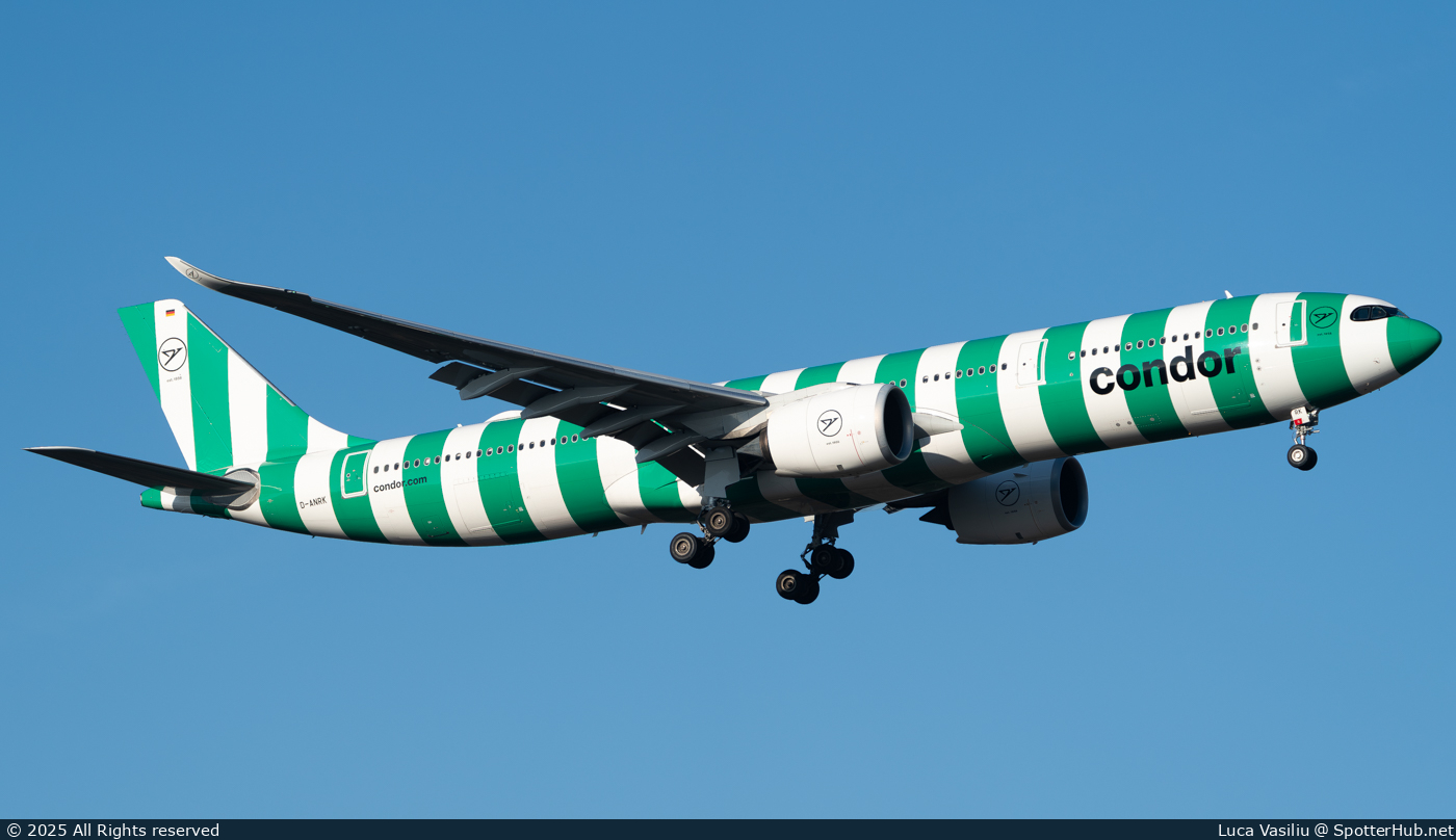 Photo of D-ANRK - Airbus A330-941 operated by Condor