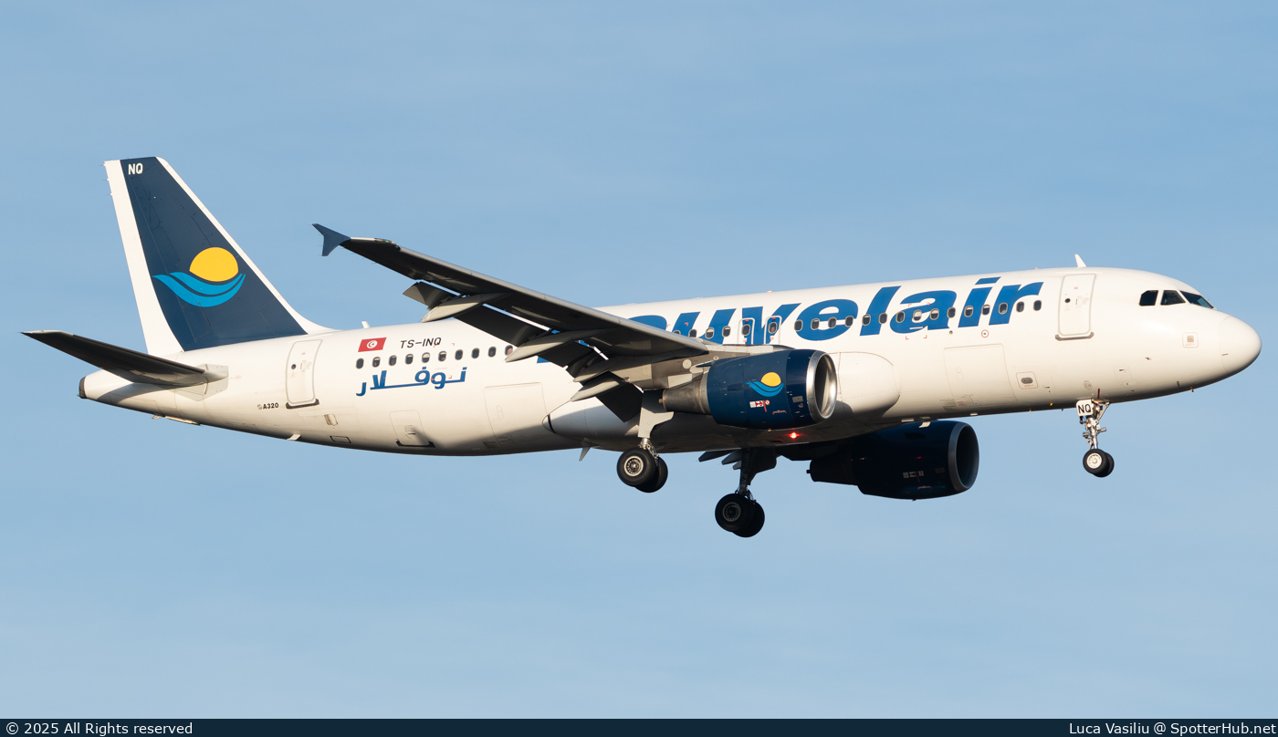 Photo of TS-INQ - Airbus A320-214 operated by Nouvelair