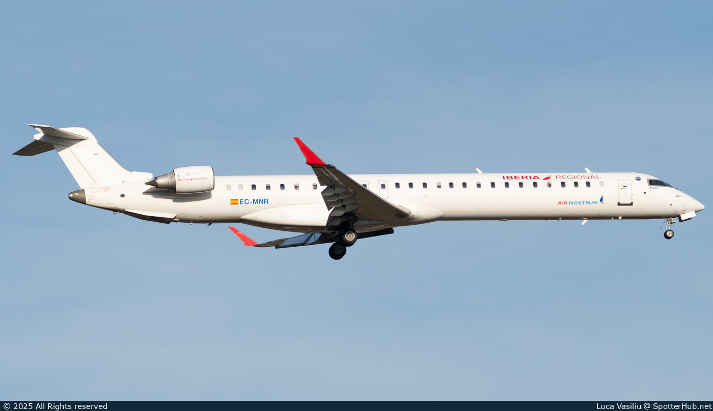 Photo of EC-MNR - Bombardier CRJ-1000 operated by Iberia Regional (opb Air Nostrum)